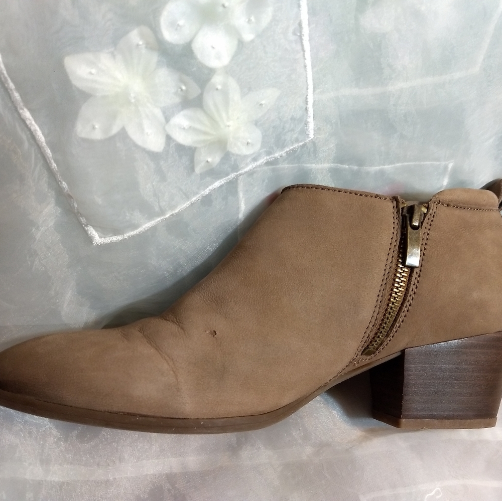 Franco Sarto Tan Ankle Booties - Picture 8 of 11